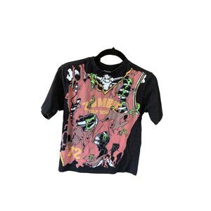 Zombie High School Boys 10 12 Large Black short sleeve tshirt tee shirt top Grap